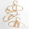 Hangers Racks Rattan Wall Hooks Sun/Moon/Sunflower/Rainbow Kids Garments Organizer Rack Clothes Hat Hanging Hook Hanger 20220923 Q Dhvgf