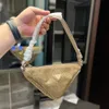 Роскошная женская сумка через плечо Роскошный бренд Сверкающая сумка на плечо Дизайнерская модная треугольная сумка Сумка-тоут с бриллиантами Женская сумка-тоут на цепочке под мышками