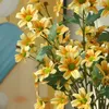 Fleurs décoratives fleur artificielle de qualité supérieure en plastique marguerite plante verte pour mariage fête d'anniversaire jardin El salon arrangement