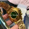 Orologio da polso automatico in oro ym con grandi diamanti lunetta 41mm orologio da uomo di alta qualità quadrante bianco acciaio inossidabile resistente all'acqua watc211o