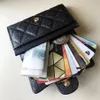 Borsa da donna classica di lusso Porta carte di credito in pelle multifunzionale in pelle di marca Porta carte di moda232H