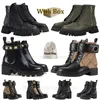 Authentische Martin Boots Damen Stiefeletten mit Reißverschluss, hoher Absatz, Lederstiefel, Schnürstiefel, Oxford-Schuh, Vintage-Druck, Jacquard-Textil, klassischer Gummistiefel, Kampfstiefel mit Box