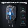 شحنات الهاتف الخلوي ugreen 65W GAN Charger Charge Quick Charge 4.0 3.0 Type C PD USB شاحن لشاحن سريع لشاحن الكمبيوتر المحمول 230922