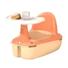 Bathing Tubs Seats 3 in 1 Portable Baby Bath Seat Can Sit/Lie Down born Dining Chair Kids Multifunctional Storage Rocking Car Support Bath Chair 230923