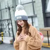 Sjaals Muts Vrouwelijke Student Koreaanse versie van Veelzijdige Wollen Leuke Mode Warm Gebreid Met Fluweel Dikke Gehoorbescherming Ha
