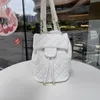 Diseñadores Smooth Mini Mochila Mochila de cuero genuino para niños Mochila con estampado marrón Bolsas de viaje Bolsos de moda para dama