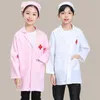 Verktyg Workshop Children Simulation Doctor Toy Set Tool Preteny Play Box Trolley Girl Playing House Nurse Injection Stetoskop Kid 230922