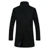 Męskie mieszanki wełniane wełniane wełniane płaszcze 5xl 6xl Wysokiej jakości Thinken Business Casual Coats Men Ubranie wełniane groszek a3681 230922