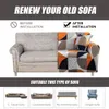 Stuhlhussen Yeahmart Stretch-bedrucktes Sofa 1-, 2-, 3-, 4-Sitzer-Couchbezug für Wohnzimmer, Schonbezug, L-förmiger Möbelschutz 230923