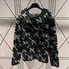 Women Sweater Designer Sweaters For Women Cardigan Jacket Knitwear Jacquard Long Sleeved Hooded Drawstring Knit Top Black Designers Cardigan Womens Jacksets