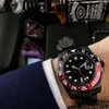 Luxury Watches High Quality BRAND NEW II Watch 'Batman'116710 BLACK RED CERAMIC Automatic Mens Watch Men's Watch Wr268g