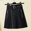 Skirts Plus Size L-4XL PU Japanese y2k Skirt For Women Winter Autumn Leather Black Mini Sexy Skirts Female Big Large Fashion Clothing 230923