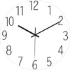 Horloges murales Horloge ronde blanche Simple Décoratif Créatif Nordique Moderne Pour Salon Cuisine Bureau Chambre Drop Livraison Maison Gar Dh9Yp