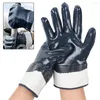 Disposable Gloves Rubber Impregnated Wear-Resistant Oil-Resistant Waterproof Non-Slip Work Full Hand Nitrile Protective