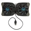 Almofadas de resfriamento para laptop Ventilador de resfriamento USB dobrável CPU Cooler Mini Octopus Notebook Cooler Pad Suporte silencioso Ventiladores duplos para notebook de 7 a 15 polegadas L230923