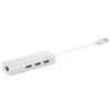 USB Ethernet con 3 porte USB HUB 2.0 RJ45 Scheda di rete Lan Adattatore da USB a Ethernet per macbook iOS Android PC tipo c hub USB C