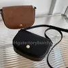 Small Foreign Horseshoe Bags Original Crossbody Luxury Designer Bag Quality Single 2024 for Woman Saddle Shoulder Durable Cowhide Trade