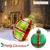 Christmas Decorations 60CM Inflatable Decorated Balls Outdoor Tree Atmosphere Baubles Toys 230923