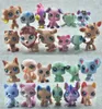 24pcs مجموعة مصغرة صغيرة للحيوانات الكرتونية Cute Dolls Action Action Cat Dog Horse Pet Shop Collection مجموعة سطح المكتب هدية للأطفال 24806844