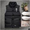 Gilets pour hommes London Trapstar Jacket Style Real Feather Down Winter Fashion Vest Bodywarmer Advanced Tissu imperméable Drop Livraison Appa Dhdmk