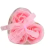 Decorative Flowers Wreaths Artificial Plants 3Pcs Scented Rose Flower Petal Bath Body Soap Wedding Party Gift Home Decoration Flor Ot3Np