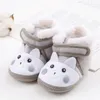 Laarzen Leuke Cartoon Beer Koe Baby Herfst Winter Geboren Baby Meisjes Jongens Pluche Zachte Zool Katoenen Schoenen Kinderen Peuter Schoen