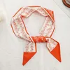 Schals 2023Hanipa Damen Seidenschal Quadrat Stirnband Kleine Luxus Weibliche Hijab Bandanas Foulard Haarband Büro Dame Taschentuch