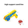 Spinning Top 2 Gyro Children Luminous Rotating Gun Parents and Outdoor Battles Boys Light Toys 230922