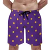 Pantaloncini da uomo Gold Dot Board Summer Polka Dots Pantaloni corti da spiaggia alla moda Uomo Sport Fitness Costume da bagno personalizzato ad asciugatura rapida