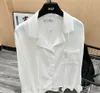 23 New L Family Real Time Silk Ribbon L Embroidery Long Sleeve Cardigan Shirt Coat Female