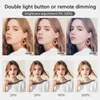 Testine flash LED Lampada di riempimento Pannello luce video Bicolore 2700k-5700k Illuminazione fotografica Streaming live Po Luce da studio con supporto Spina UE 230922