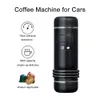 Machine à café semi-automatique, Machine à expresso à capsules pour voiture, Compatible avec Nespresso, Capsules originales, tasse à expresso Portable 80ML