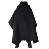 Herren Wollmischungen Cape Medium Long Bat Hoodie Herbst Winter Wollmantel Herren Individualität Sohn Vorne kurz nach lang 230922