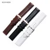 Bandas de reloj Correa de reloj de cuero genuino de alta calidad Marrón 20 19 18 17 16 14 12 mm Reloj de pulsera para hombre para DW Watch Band 230922