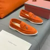 Loro Pianas Shoes Loafers Luxury Men Womens Low Top Slip에 평평한 캐주얼 신발 스웨이드 소 가죽 옥스포드 캐주얼 신발 모카신 로퍼 여성 남성 스니커즈