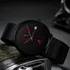 2022NEW CRRJU Fashion Mens Watches Top Brand Luxury Quartz Watch Men Casual Slim Mesh Steel Waterproof Sport Watch Relogio Masculi270t