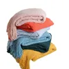 Одеяла в скандинавском стиле, вязаный декор для телевизора, Прямая поставка, шаль, одеяло для дивана с кисточками, шарф, имитация флиса, 230923