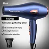 Secadores de cabelo Secador profissional de alta potência Secagem rápida luz azul íon negativo silencioso recomendado por cabeleireiros domésticos 230922