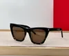 Sunglasses Cat Eye 214 KATE Black Grey Lens Women Designer Sunglasses Shades UV400 Eyewear Unisex with Box
