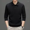 Men's Sweaters Top Quality Silk Wool Jumpers Autumn & Winter Thick Sweater Turn Down Collar Male Casual Knit Warm Clothes Pullovers