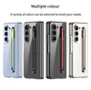 Clear Hard For Samsung Galaxy Z Fold 5 Case Pen Slot Film Glass Magnetic Hinge Protection Cover