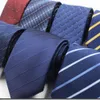 TIE MAN ZIPPER لا حاجة لضرب بدلة العمل 8cm احترافية أسود داكن الأزرق السود