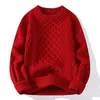 Herrtröjor Solid Men's Sweater Vintage Korean Luxury Clothing Mane Clothover Knickad toppförsäljning i Knitwear Mens Jumper 230923