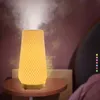 1 humidificador de niebla fría portátil de 200 ml y 7 colores con luz nocturna y USB, difusor de aceites esenciales aromáticos para hidratación y relajación del aire