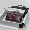 2023 NYTT BOX-mönster Kohude Super Wear-resistent Plain Crossbody Bag Kvinnspåse Multi-färg Handväska Travel Bagis Pure Cowhide Designer Bag Mobiltelefon Bag