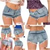 Womens Shorts Low Waist Y 2022 Jeans Denim Summer Fashion Tassels Ladies Skinny Cotton Super Short Girls1 Drop Delivery Apparel Clothi Dhsad