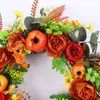 Kerstversiering Kransen voor Voordeur Herfst Pioenkrans Thanksgiving Oogstfestival Woondecoratie Guirlande R230922