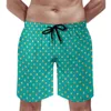 Pantaloncini da uomo Gold Dot Board Summer Polka Dots Pantaloni corti da spiaggia alla moda Uomo Sport Fitness Costume da bagno personalizzato ad asciugatura rapida