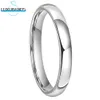 Wedding Rings 5mm Tungsten Carbide Ring For Men Wemen Fashion Engagement Domed Band Polished Finish In Stock High Quality Comfort Fit 230922