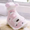 Dog Apparel Party Cosplay Small Clothes Winter Warm Comfortable Pet Cloak Pajamas Hoodies Blanket Nightgown